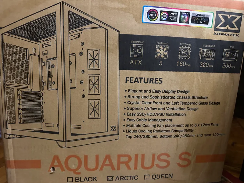 Xigmatek Aquarius S akvarium korpusi 5 Xigmatek Aquarius S akvarium korpusi 5
