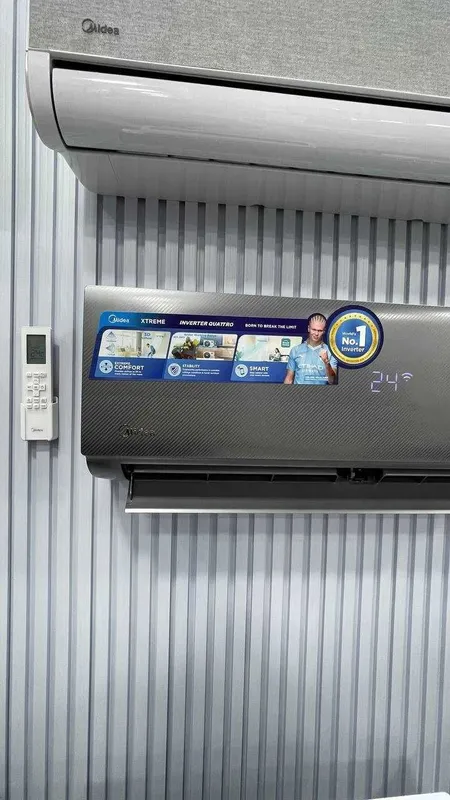 Кондиционер Midea модель NAOMI- 9,000 Btu от / Inverter / 360 $ — фото 1