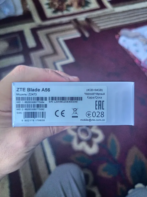 ZTE Blade A56 4/64 gb xotira, 90 Hz Display, 5000 mAh Battareya. 3