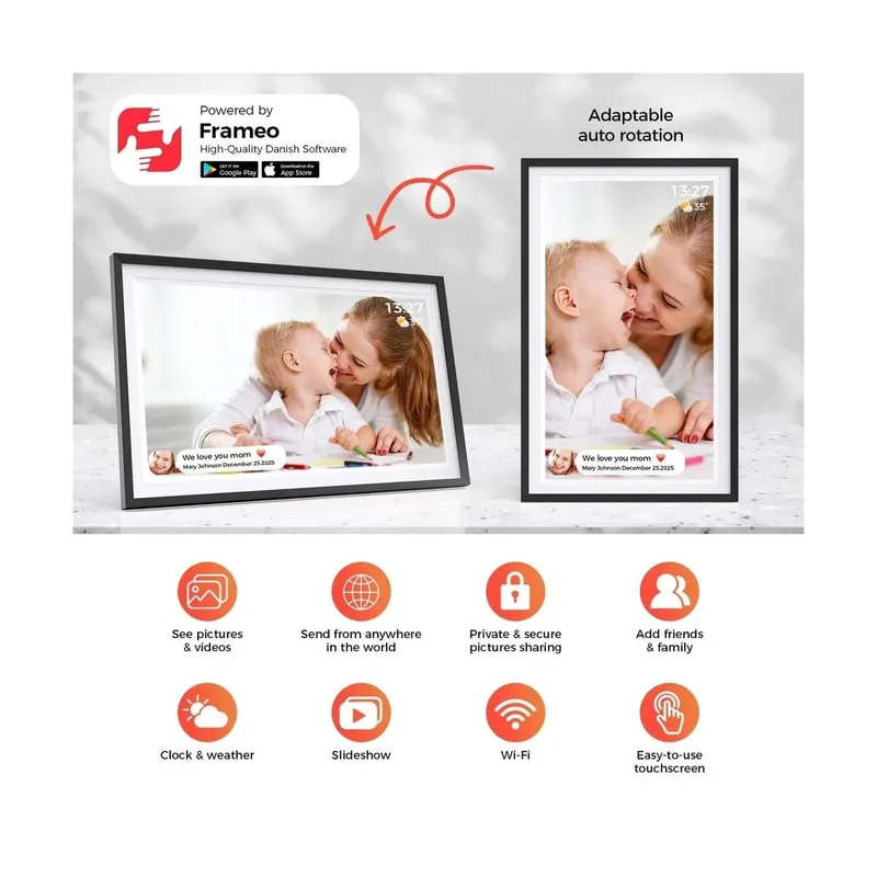 Цифровая Фоторамка Frameo 15.6 inch full hd Wi fi Ips touch screen 2 Цифровая Фоторамка Frameo 15.6 inch full hd Wi fi Ips touch screen 2