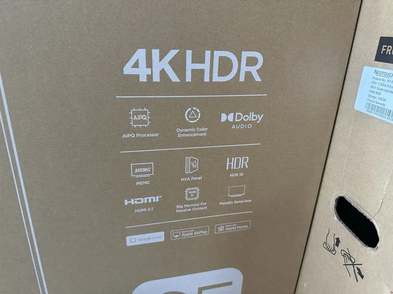 Телевизор TCL 65V6C 4K HDR 2025 новый модель Доставка Бесплатно — фото 1 Телевизор TCL 65V6C 4K HDR 2025 новый модель Доставка Бесплатно — фото 1