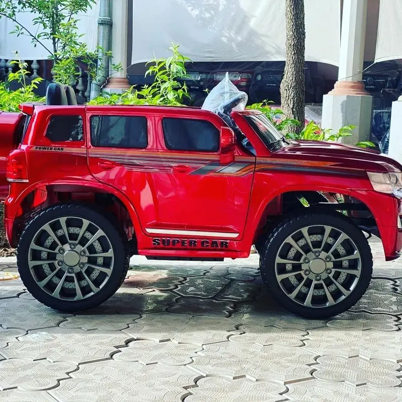 Toyota Land Cruiser 200 детская машина с пультом электромобиль 3