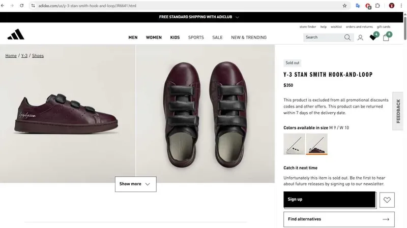 Y-3 Stan Smith Hook-and-Loop (Yohji Yamamoto) Оригинал 100% — фото 7