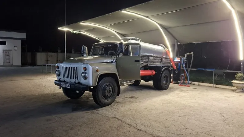GAZ 53A assenizator sotiladi (1996 yil) Ishlashga to‘liq tayyor Qo‘s 3