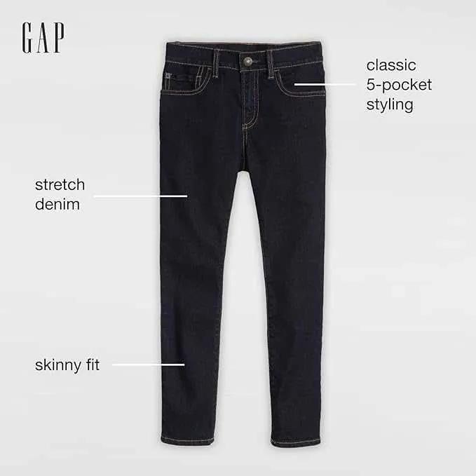 Gap Boys' Skinny Fit Jeans детские на 7-8лет