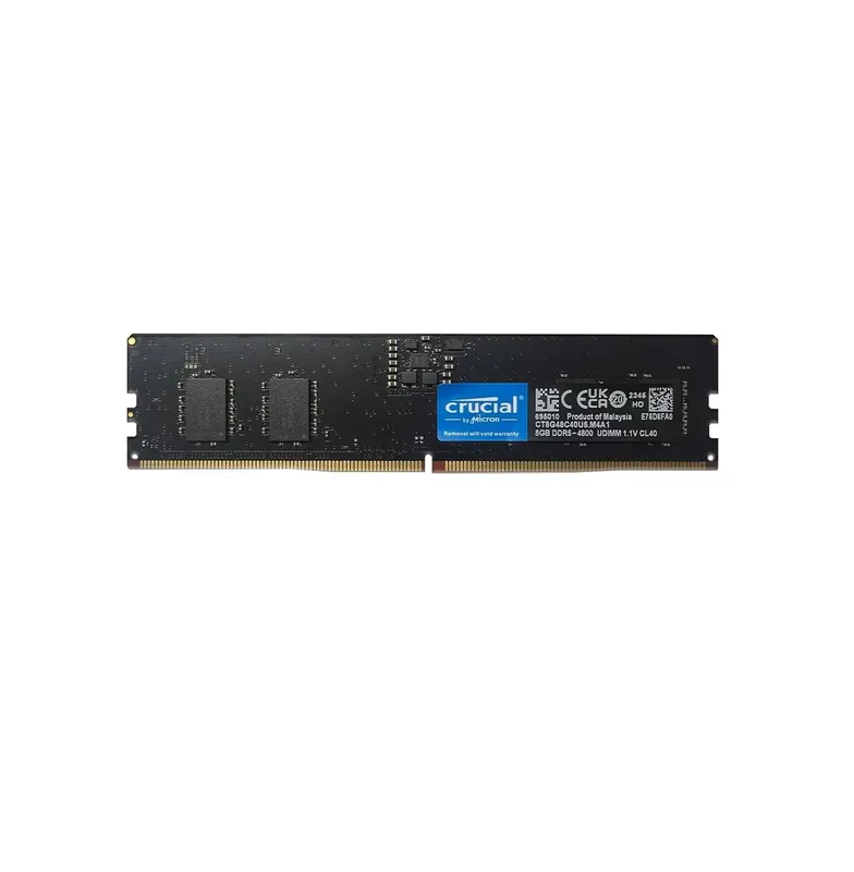 | Tezkor xotira SO-DDR5 8GB 4800MGts PC5-38400 Crucial 1 | Tezkor xotira SO-DDR5 8GB 4800MGts PC5-38400 Crucial 1