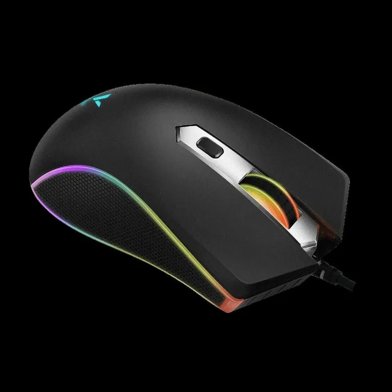 Rapoo V28S Проводная оптическая игровая мышь с RGB — фото 1