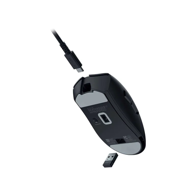 Razer DeathAdder V3 HyperSpeed sichqonchasi, WL, qora 4 Razer DeathAdder V3 HyperSpeed sichqonchasi, WL, qora 4