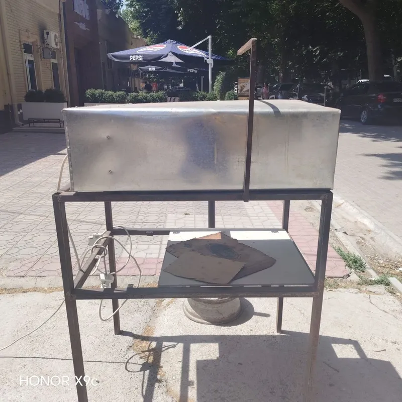 Cafe jihozlari stol stul xoladilnik va tokli pechka — фото 2