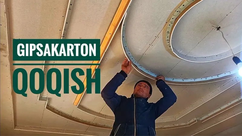 Kipsakarton pol patalok qoqish xizmati 1