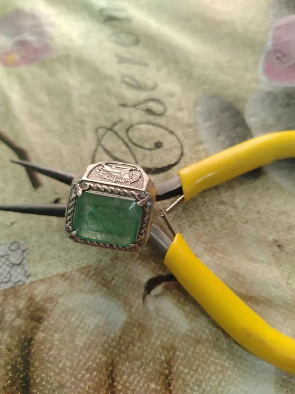 Серебрени перстин 925 проба.