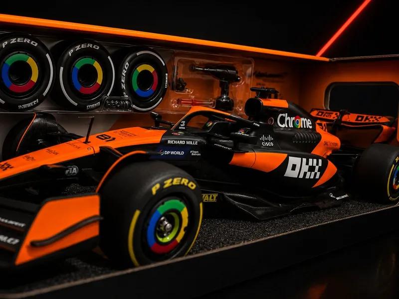 McLaren MCL38 Miami GP 2024 #81 Maisto 5 McLaren MCL38 Miami GP 2024 #81 Maisto 5