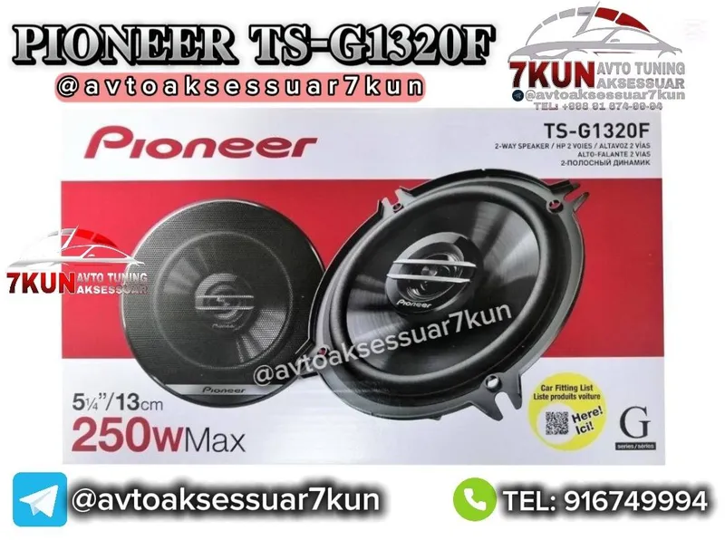 PIONEER TS-G1320 avto audio aparatura