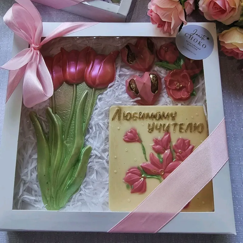 подарок из бельгийского  шоколада  для учителя — фото 3