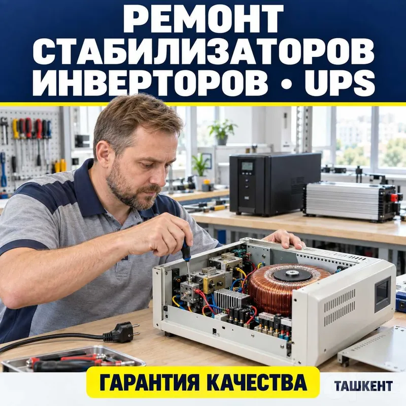 Ремонт UPS, инверторов и стабилизаторов напряжения — Ташкент 1 Ремонт UPS, инверторов и стабилизаторов напряжения — Ташкент 1