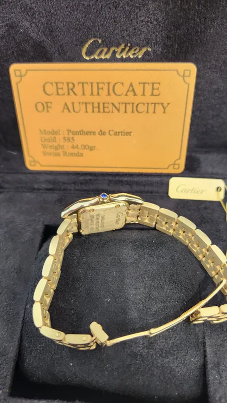 Золотые часы Cartier — фото 4