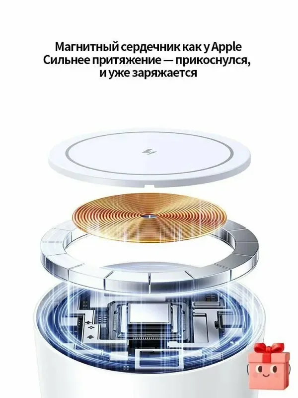 UGREEN 20W 2 в 1 беспроводная зарядка для телефона — фото 2
