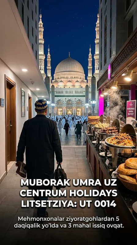 Centrum Holidays Умра Цена Yashnobod Rasmiy Muborak Umra Uzb Tur Paket 1