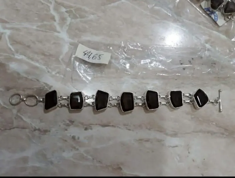 браслет серебро925 с нат.топазами из Тайланда