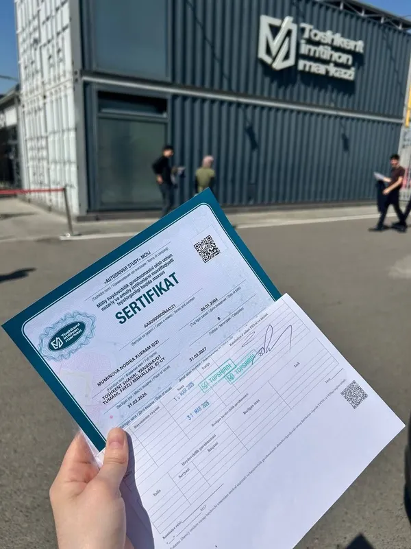 Автинструктор имтихонга тайёрлаймиза. Подготовка к экзаменам. 6