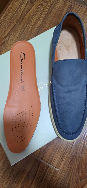 Мужские лоферы от эксклюзивного бренда "Santoni" made in Italy — фото 4