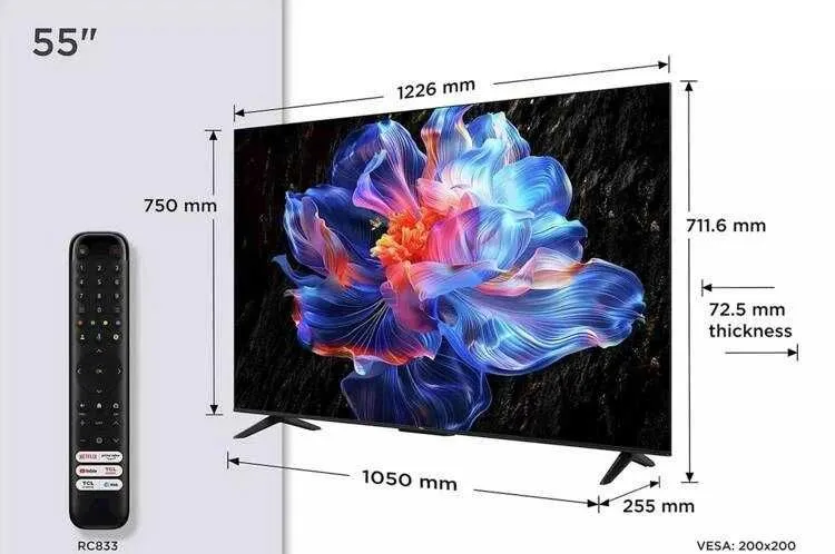 Телевизор TCL 55V6C 4K UHD — Google TV, в идеальном состоянии! 2