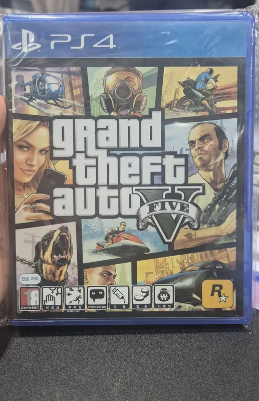 GTA 5 на PS4. PS5 диск в продаже