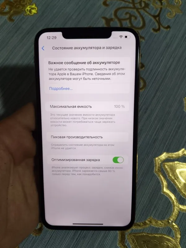 Iphone Xs xotrasi 64gb KH/A Yomks 100% — фото 5