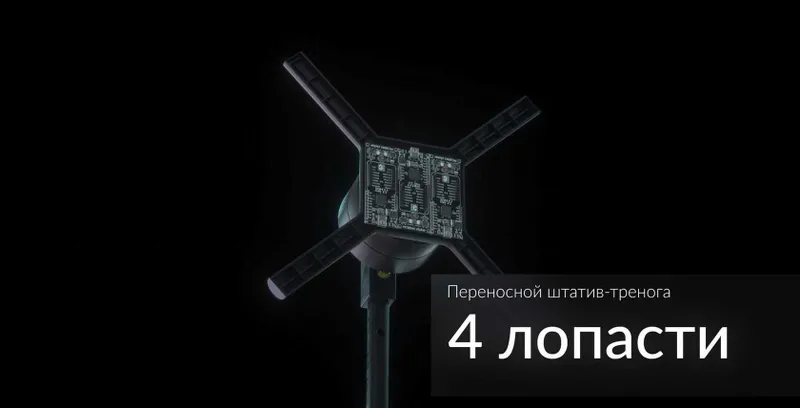 Аренда голографических 3D вентиляторов (LED-экранов) большой 65 см — фото 3