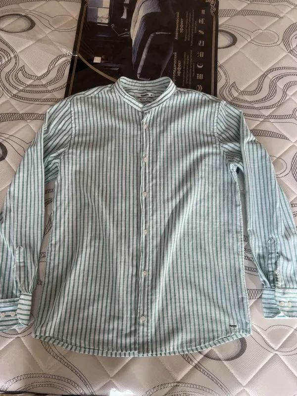 Indenim yozgi ko'ylak 100 % pazta L razmer