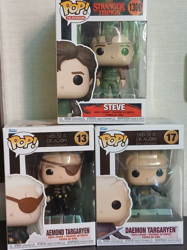 Funko pop house of the dragon + stranger things