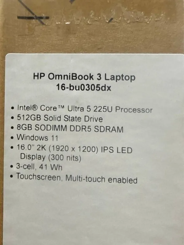 HP OmniBook 3 Touch Screen 2