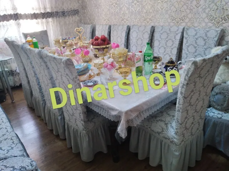 В наличии чехол для стульев производство Турция, расцветки есть — фото 2