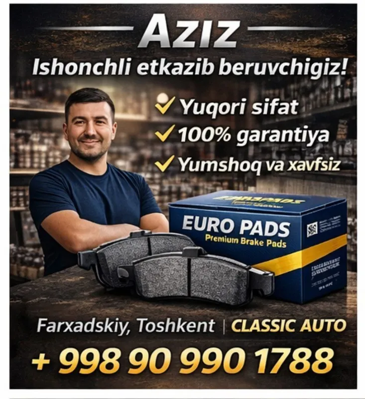 Skoda Kodiaq uchun EURO PADS tormoz kolodka – Garantiyali! — фото 2