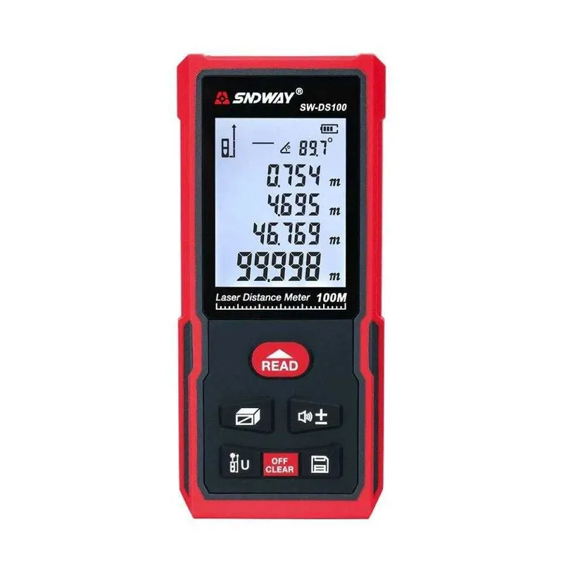 Laser Distance Meter SW‑DS100 — lazerli masofa o‘lchagich 1 Laser Distance Meter SW‑DS100 — lazerli masofa o‘lchagich 1