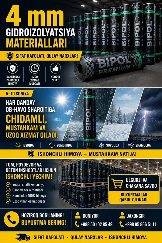 Qurilish mollari izol 1 Qurilish mollari izol 1