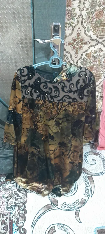 Платье со штанами женская.