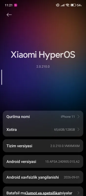 redmi 128gb 6