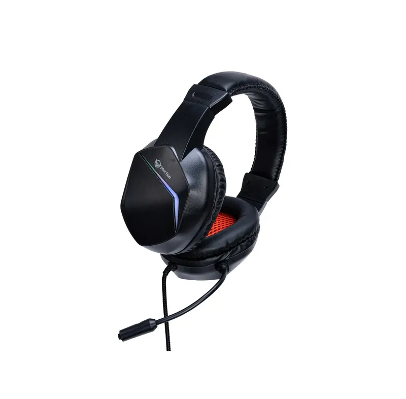 ! Гарнитура Meetion HP022 Black проводная игровая с RGB-подсветкой — фото 2