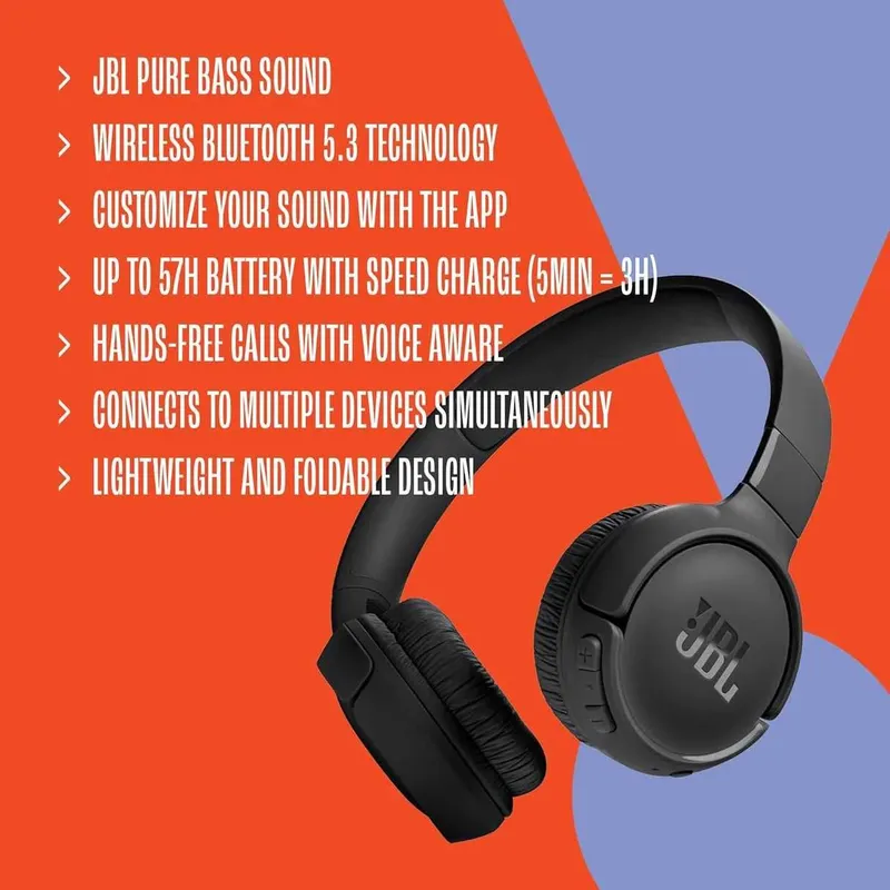 Новый JBL Tune 520 • Беспроводные наушники — фото 3