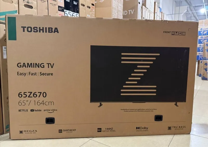 Телевизор Toshiba 65Z670ME — НОВЫЙ, 65”, 4K, 144 Гц, Доставка бесплатн — фото 4