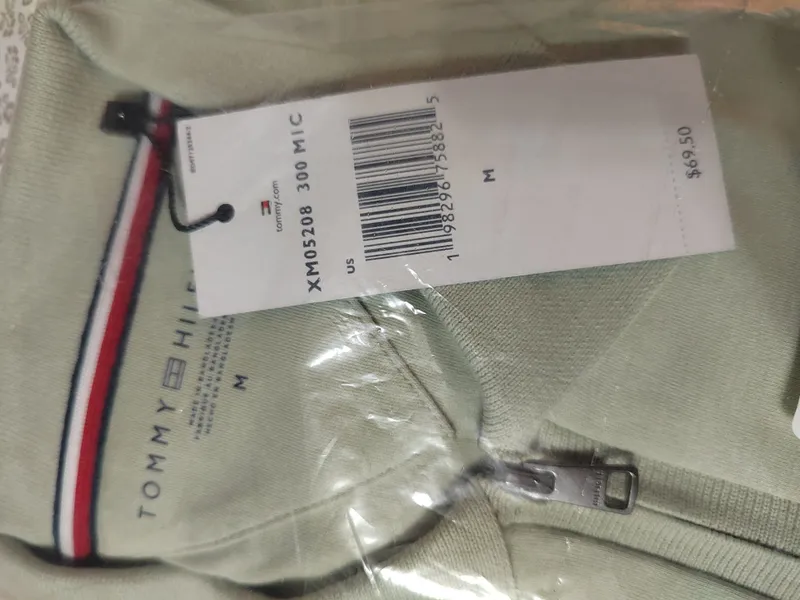 Футболка поло Tommy Hilfiger zip.p-M. 4 Футболка поло Tommy Hilfiger zip.p-M. 4