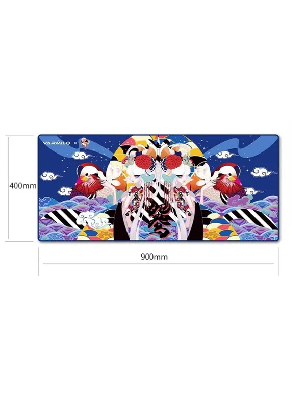 Коврик для мышки Varmilo mousepad Lovebirds Blue, 900x400x4мм