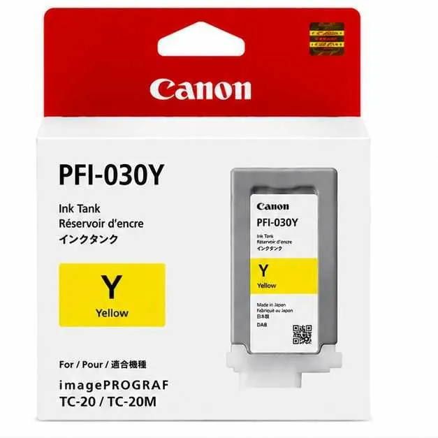 ! Картридж Canon PFI-030Y Yellow для imagePROGRAF TC-20 и TC-20M