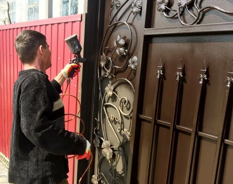 Покраска метала любый виды железа ворота перилла 24/7 2 Покраска метала любый виды железа ворота перилла 24/7 2
