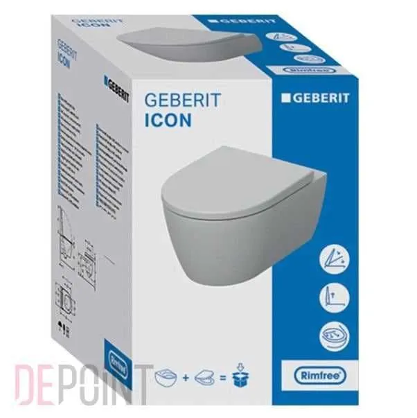 Подвесные Унитазы GEBERIT iCon из Швейцарии! GEBERIT Безободковый. — фото 2