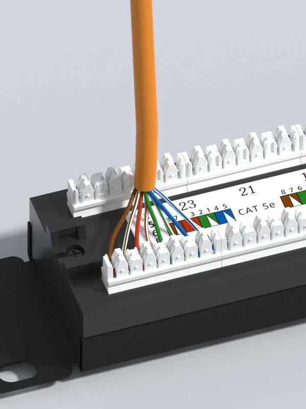 Patch Panel 24 Port Cat 6 коммутационная панель патч панель — фото 2