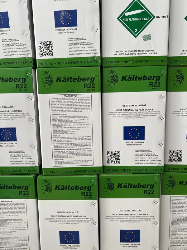 Фреон R134a, R410a, R404a, R407c, R22, R507, R600, R744, R1234yf, R32 4