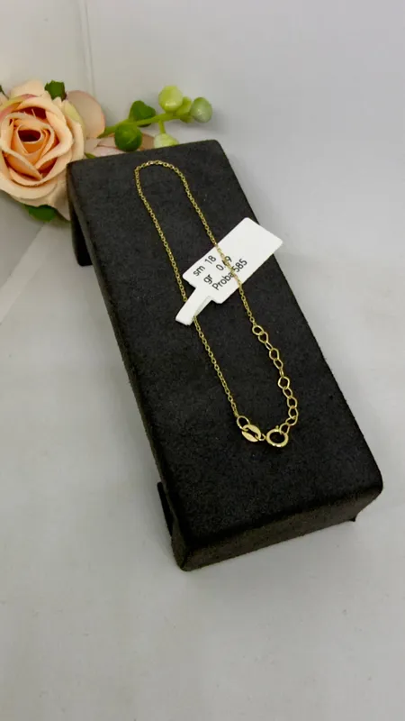 Braslet 585 proba uzunligi 18 sm
