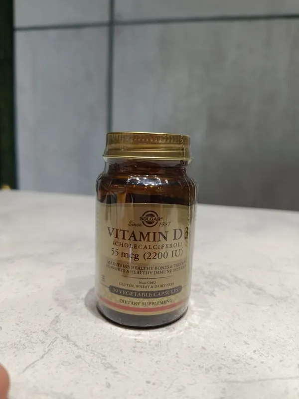 Solgar vitamin D-3 2200 iu 50 vegetable capsules
